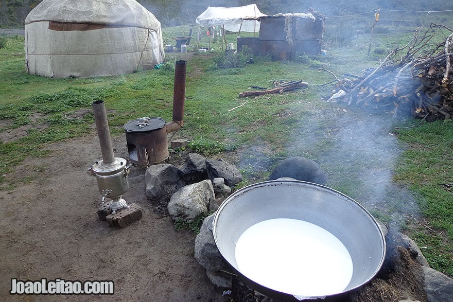 Kyrgyz Qurut Cheese by nomads