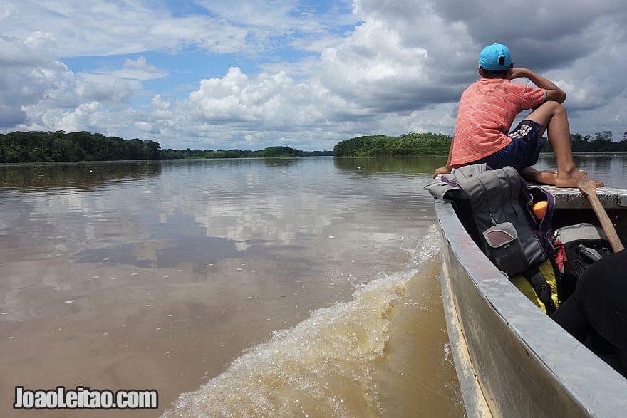 Barco Selva - Cabo Pantoja até Nuevo Rocafuerte