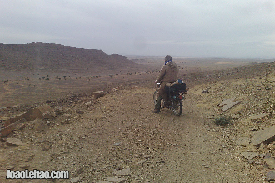 Ride a Motorcycle in Sahara Desert