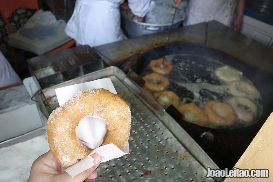 Doce Bambalouni em Sidi Bou Said – preço 0,6 TND