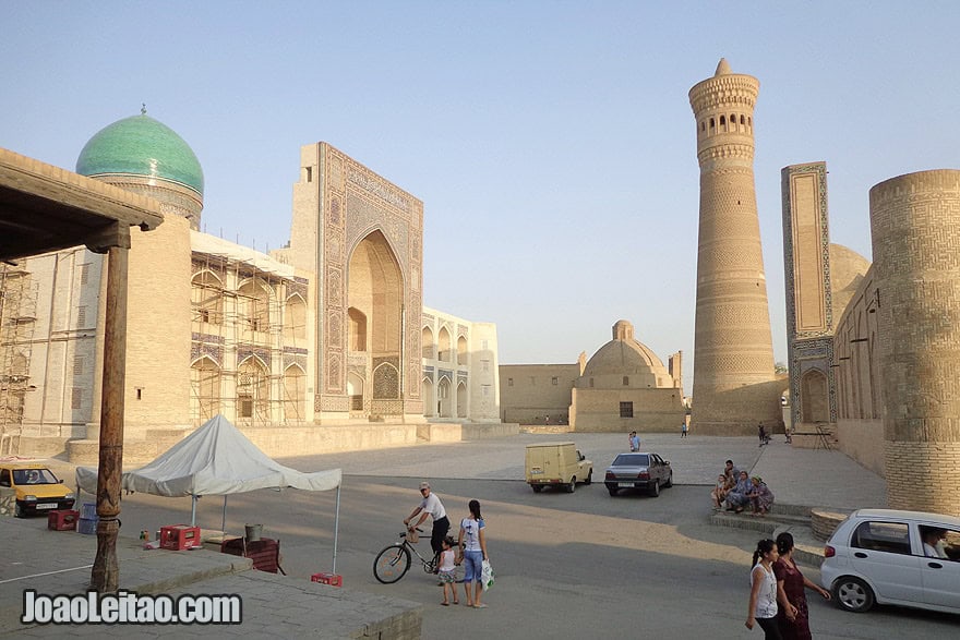 Mir i Arab Medressa and Po-i-Kalyan Islamic religious complex in Bukhara