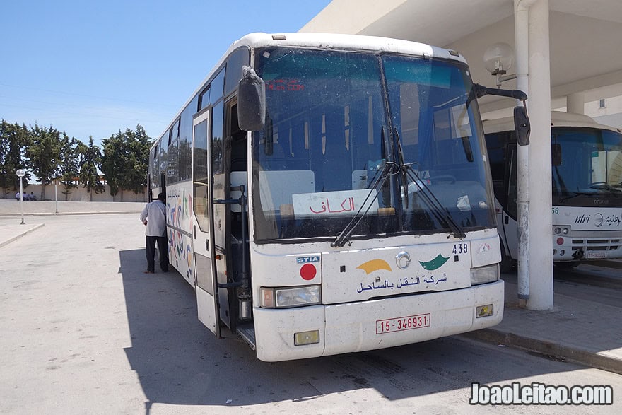 Bus El Kef to Borj Brahim