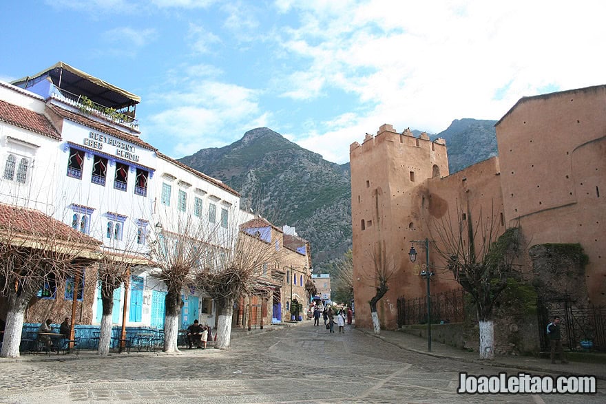 Plaza Uta el-Hammam en Chefchaouen