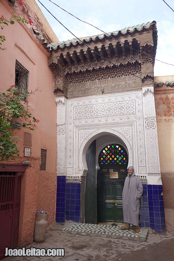 Door in Marrakesh old city