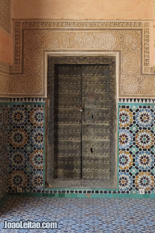 Door in Marrakesh old city