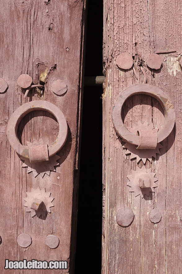 Door knob detail in Marrakesh Medina