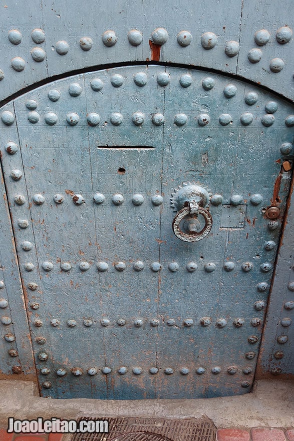 Door in Marrakesh old city