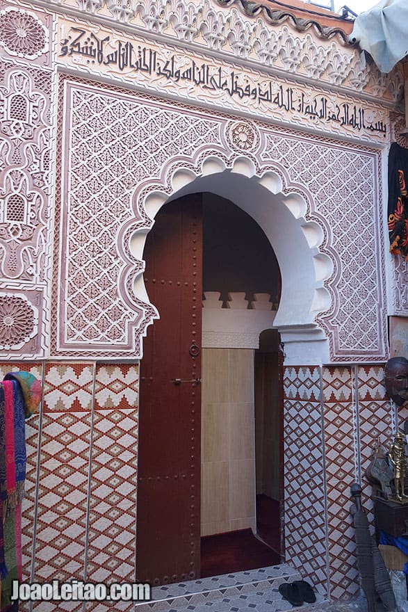 Door in Marrakesh old city