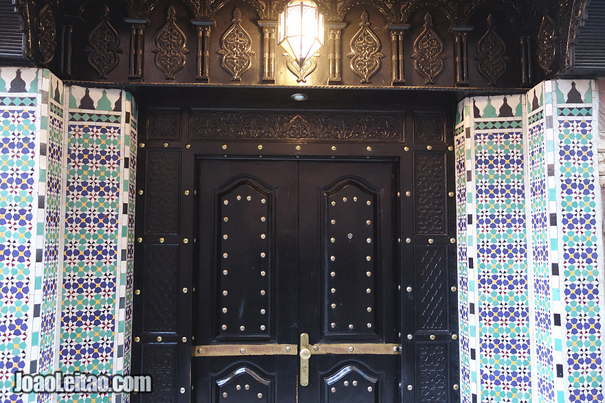 Door in Marrakesh old city