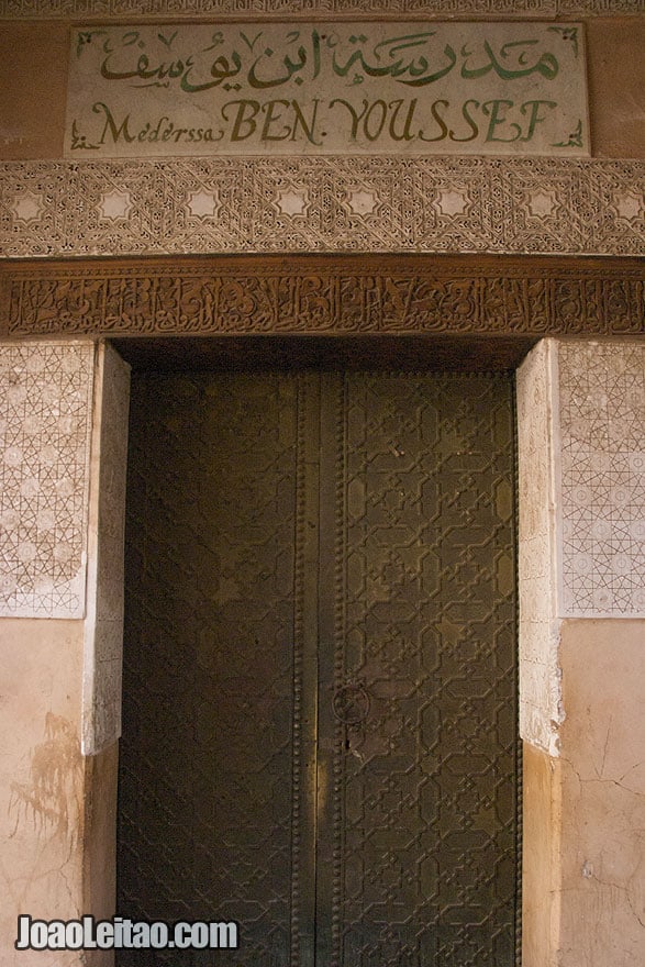 Door in Marrakesh old city