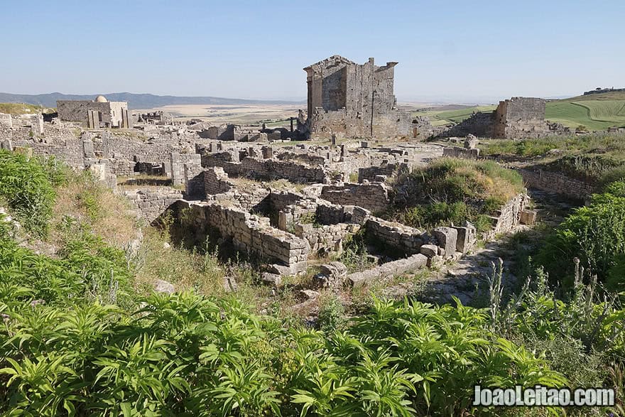 Dougga ancient Roman city in Tunisia