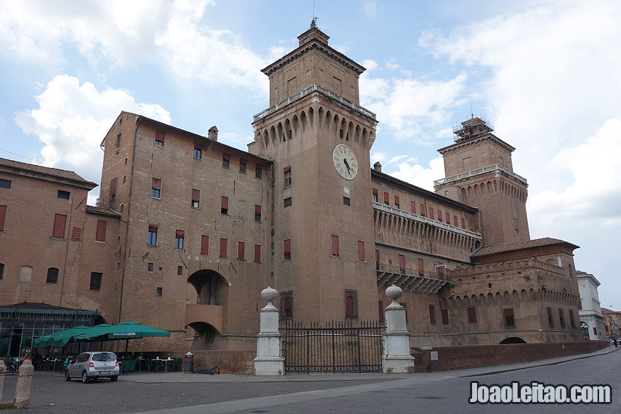 The Castle Estense in Ferrara