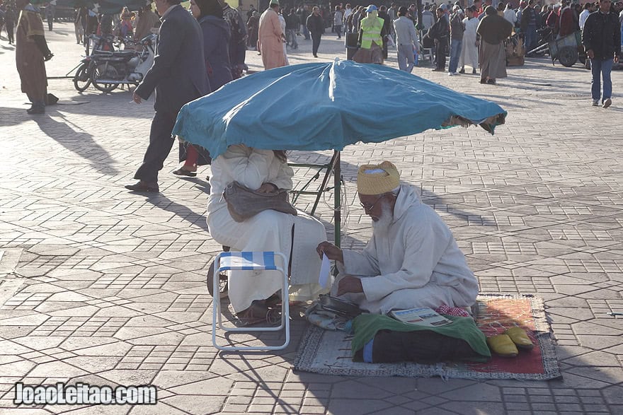 Fortune teller of Marrakesh