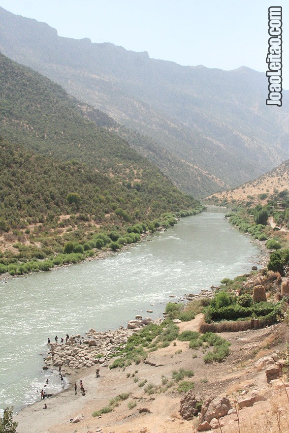 River on the road to Barzan, Iraq