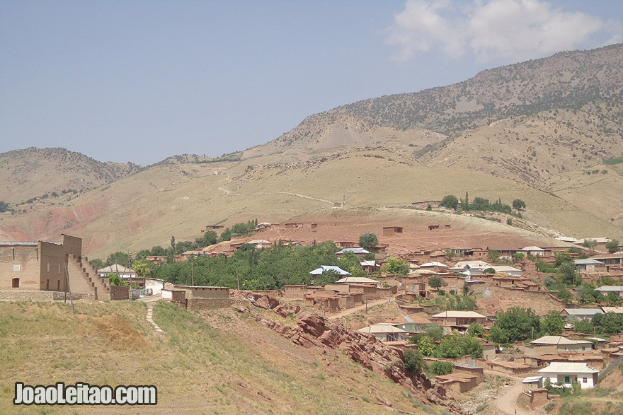 Upper view of Katta Langar village