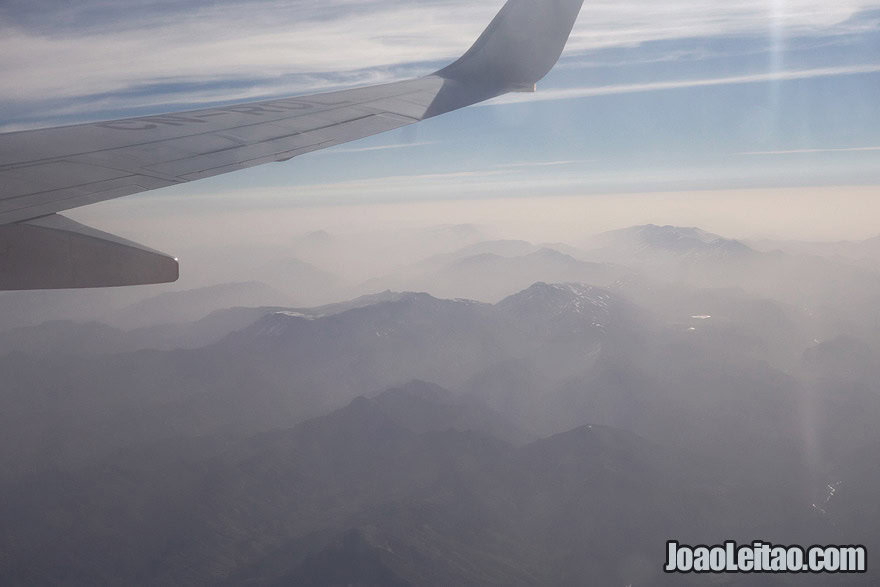 A atravessar as Montanhas do Atlas de Quarzazate para Casablanca