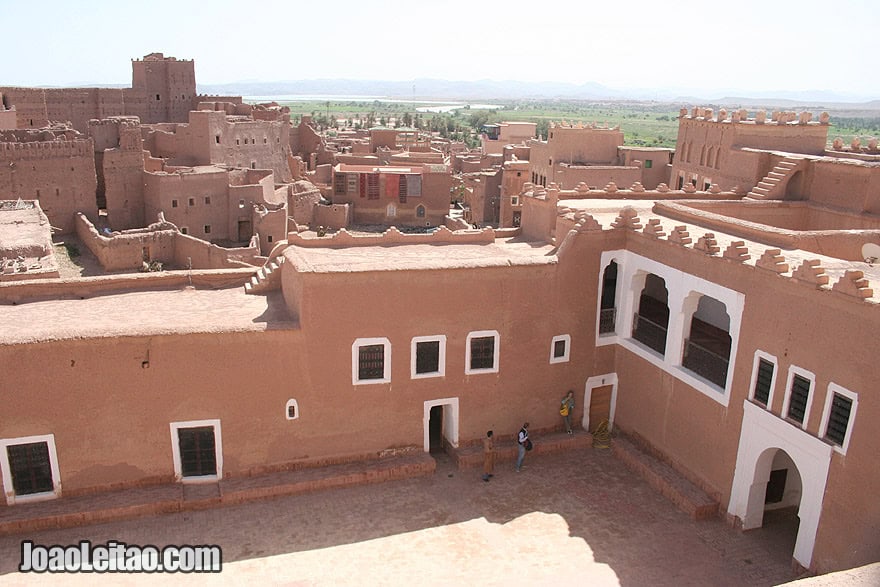 View of Kasbah Taourirt in Ouarzazate