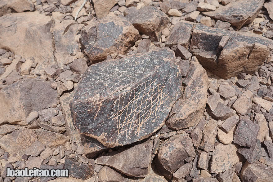 Petroglyphs near Ouarzazate