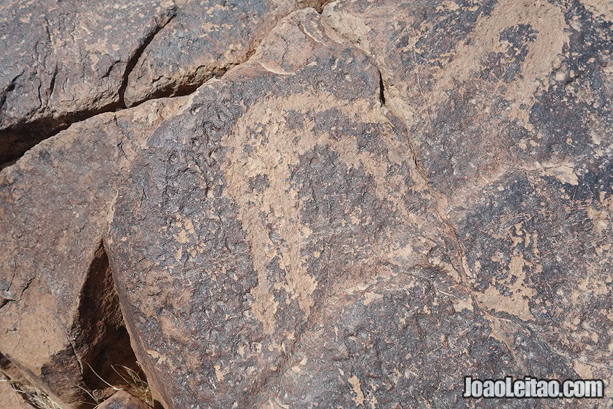 Petroglyphs near Ouarzazate