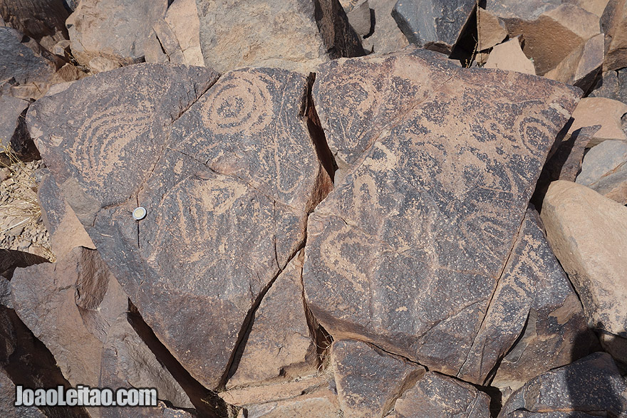 Petroglyphs near Ouarzazate