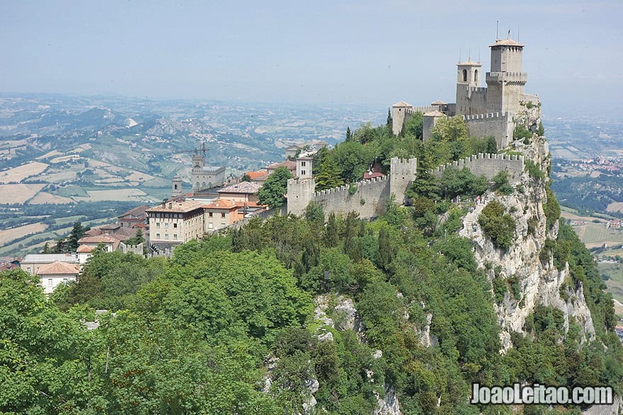 Fortaleza de Guaita em San Marino