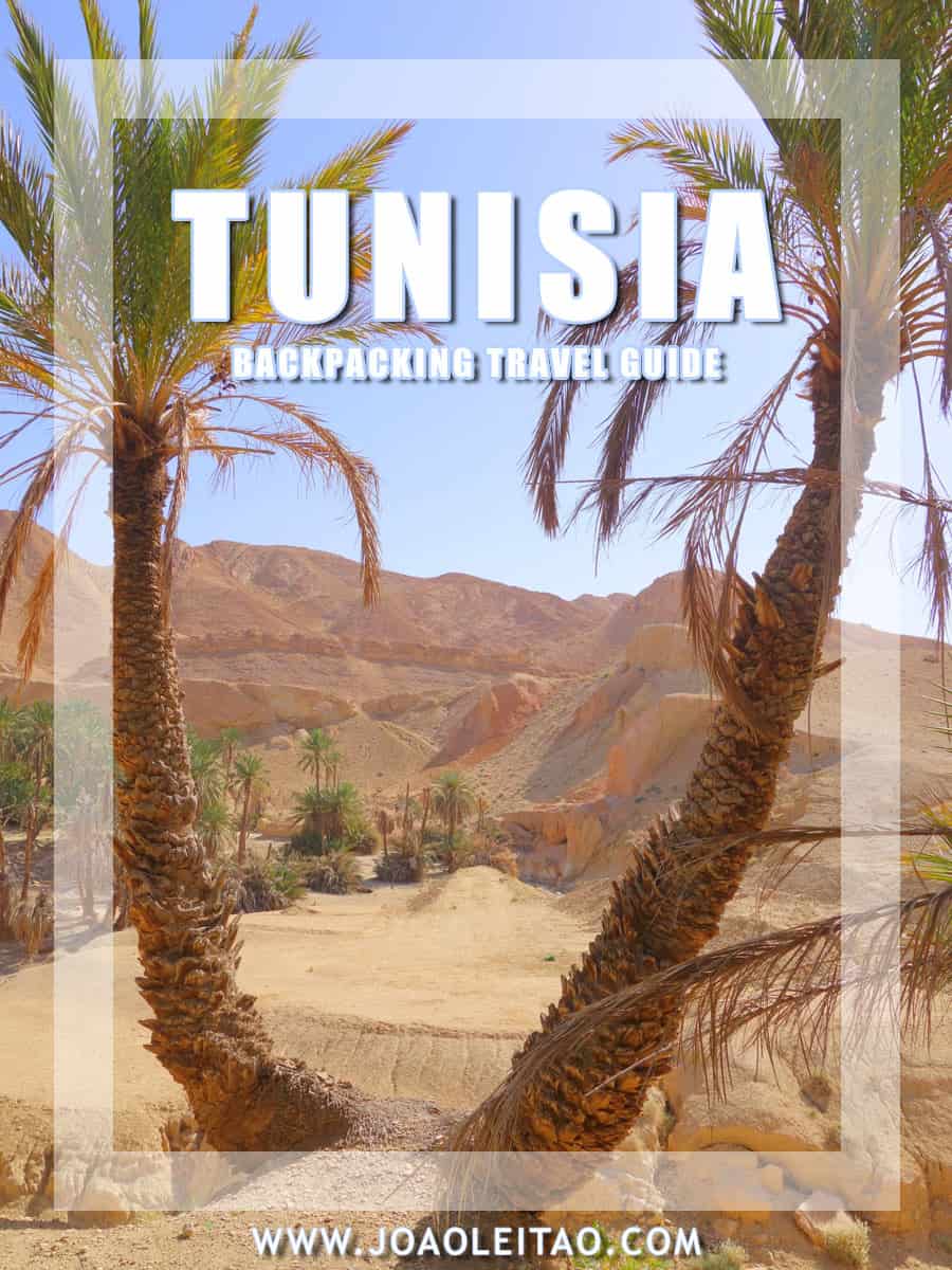 Itinerary for Two Weeks Backpacking in Tunisia