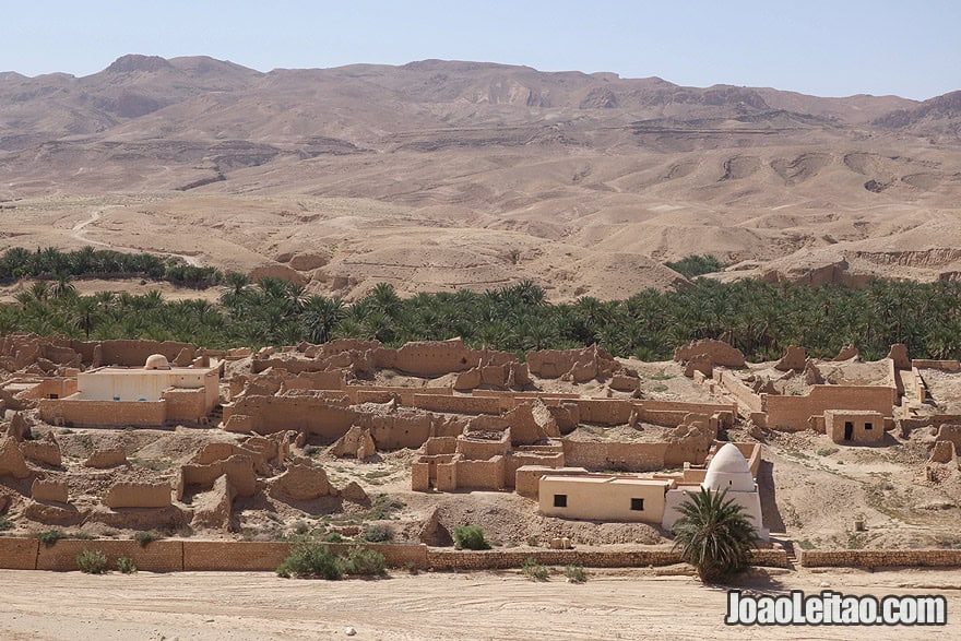 Tamerza abandoned village in Tunisia