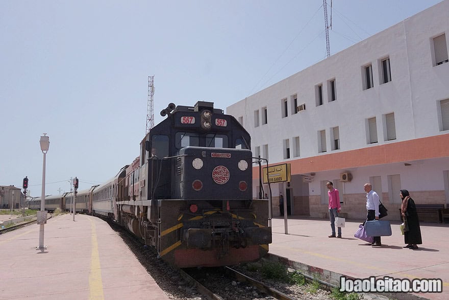 Train from Sfax to El Jem