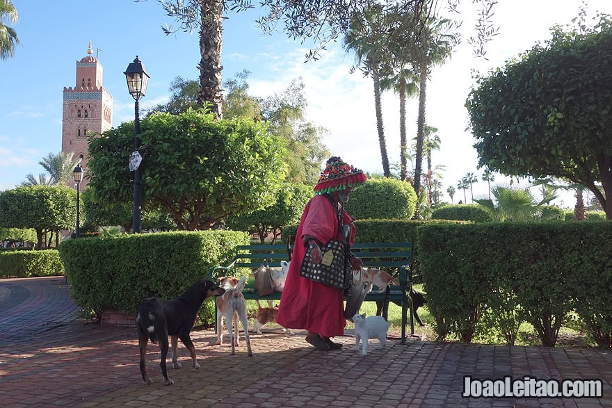 Water seller in Marrakesh