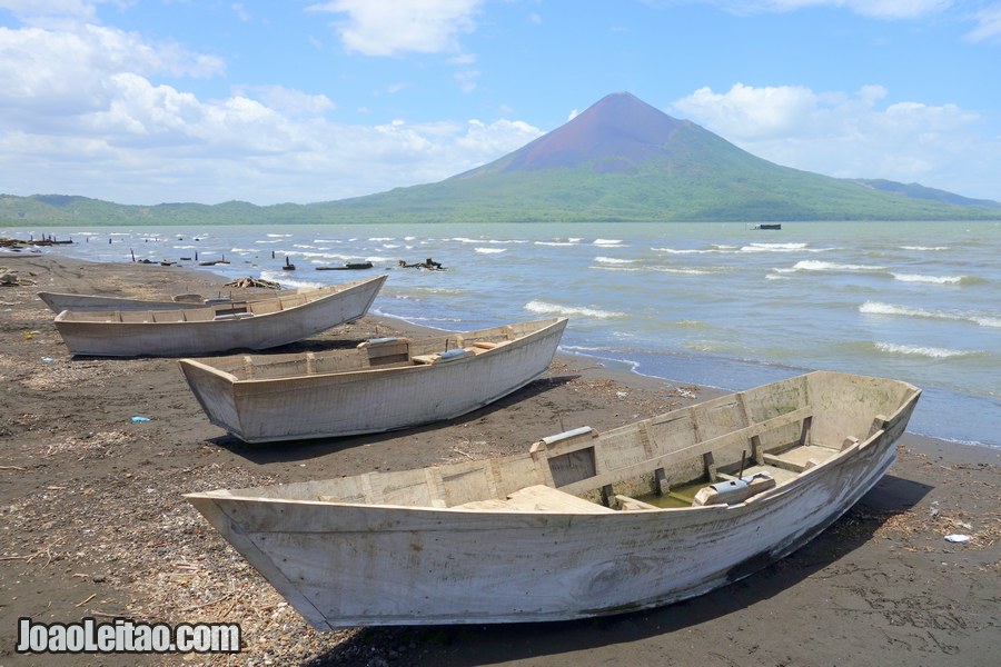 Boats in Lake Managua