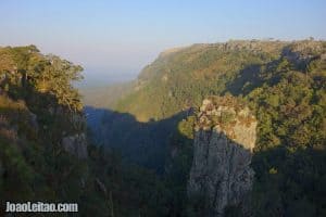 Blyde River canyon in Mpumalanga – South Africa Pinnacle Rock in Blyde River Canyon