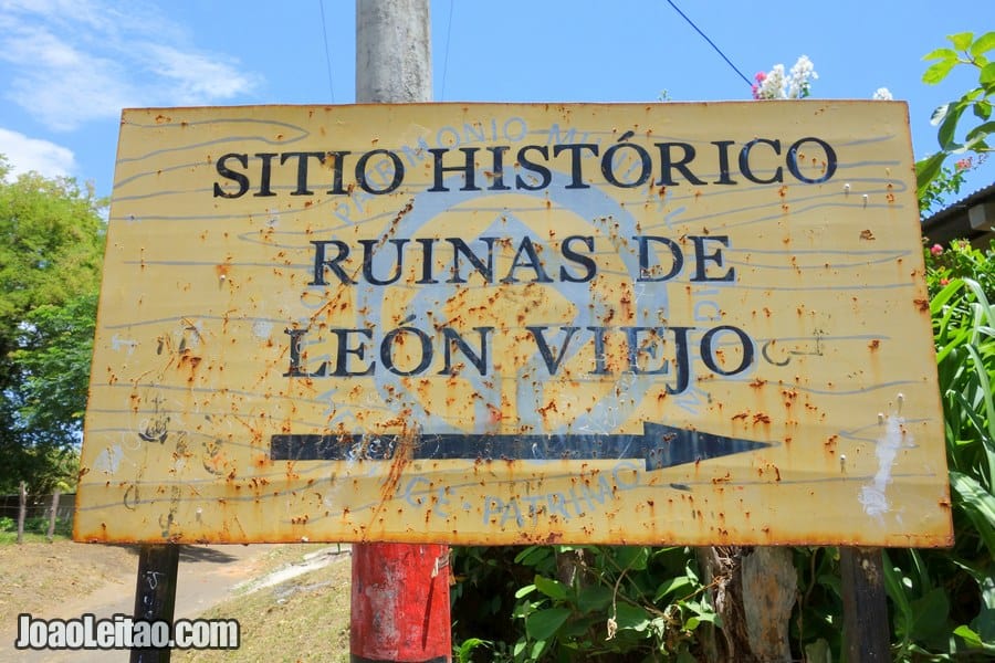 Momotombo volcano and Lake Managua – Nicaragua Ruins of Leon Viejo in Nicaragua