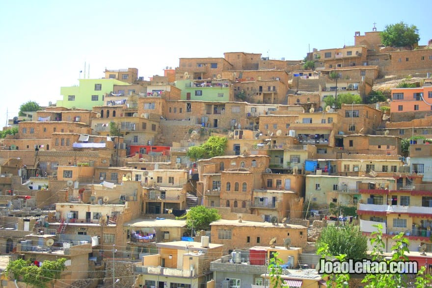 View of Aqrah, Hitchhiking in Iraqi Kurdistan