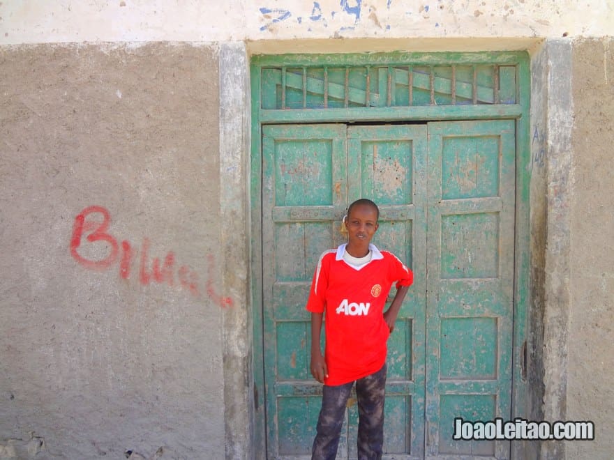 Kid in Berbera coastal city in the Gulf of Aden