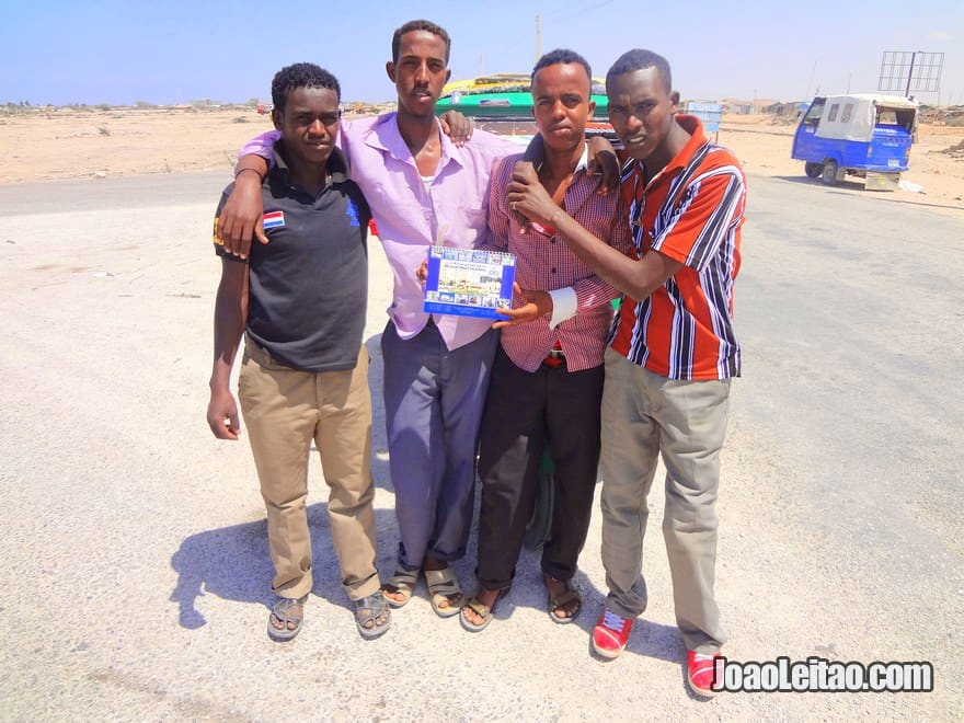 Young men in Berbera city, Somalia