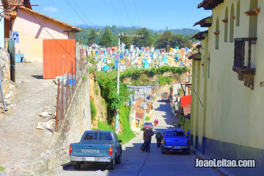 View of Chichicastenango cemetery