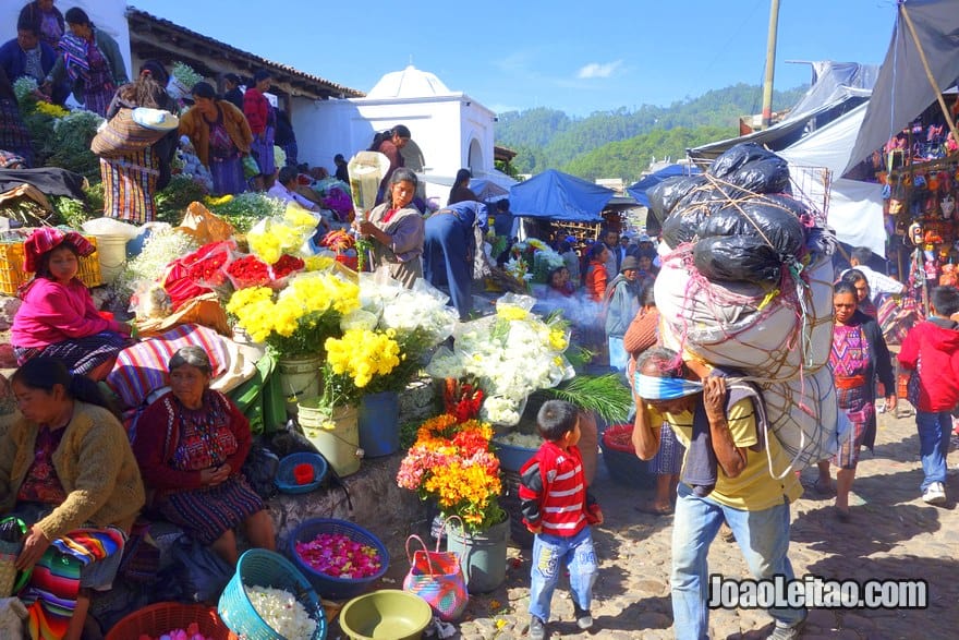 Colorful Chichicastenango Market - Guatemala