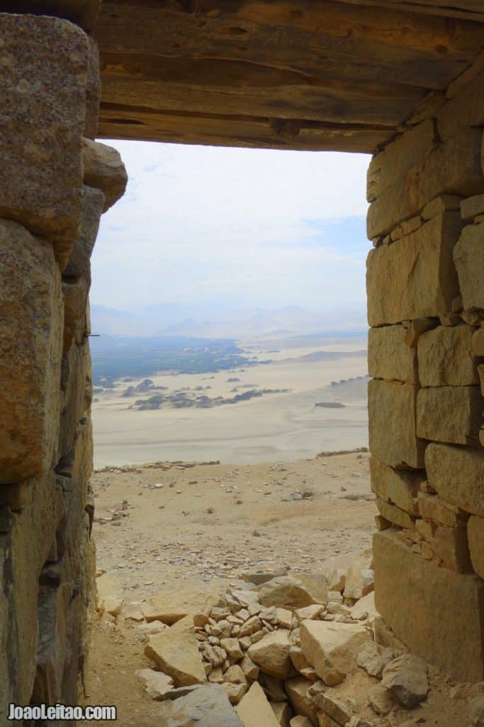 Chankillo Solar observatory and fortress in Peru