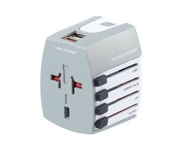 Go Travel Worldwide Adapter & USB