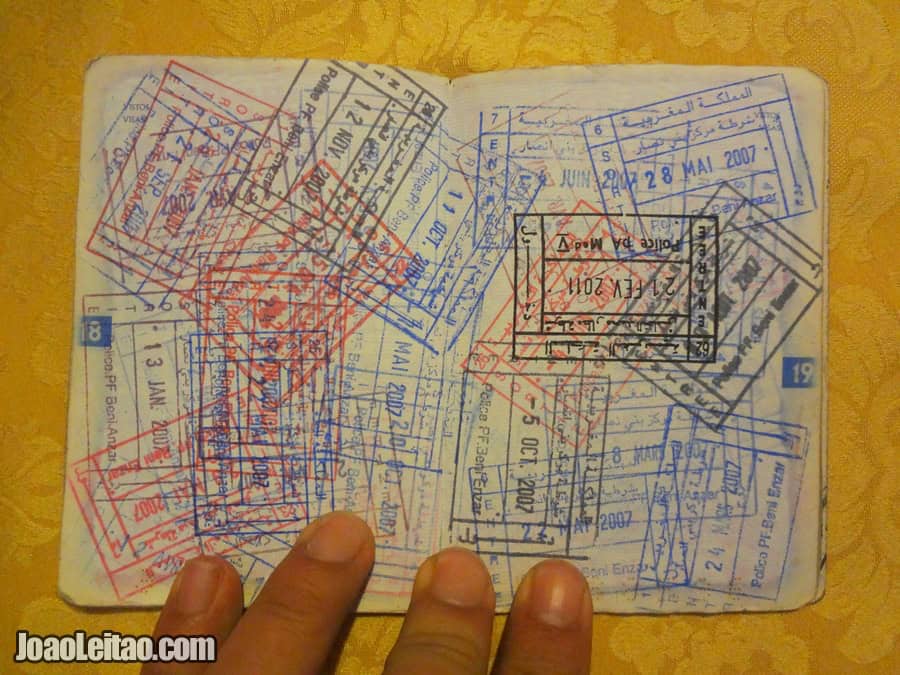 How many stamps can you fit in one passport page? Countless...