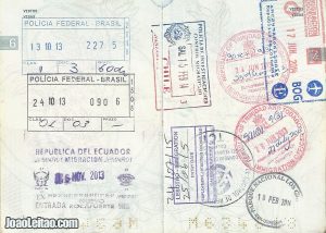 Peek Inside a Full Passport and be inspired to Travel