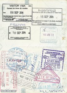 Peek Inside a Full Passport and be inspired to Travel