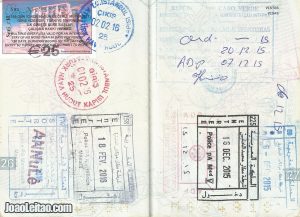 Peek Inside a Full Passport and be inspired to Travel