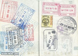 Peek Inside a Full Passport and be inspired to Travel