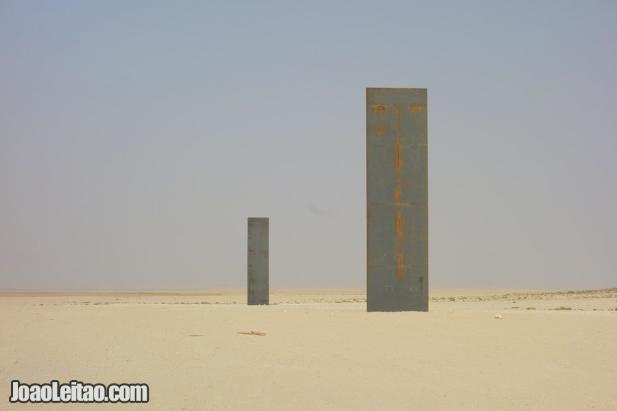 Richard Serra's Sculpture East-West / West-East in Qatar