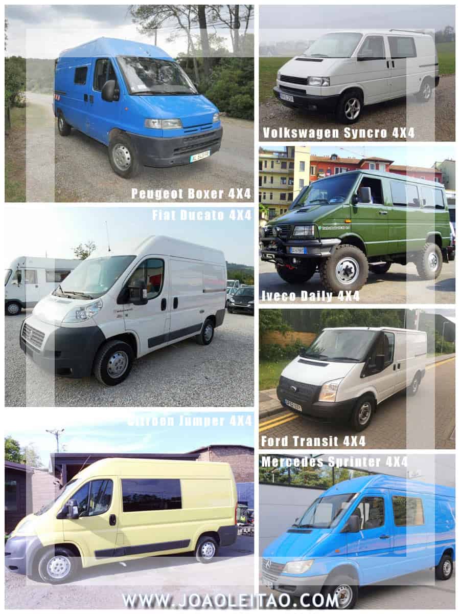  4X4 CAMPER VAN OPTIONS