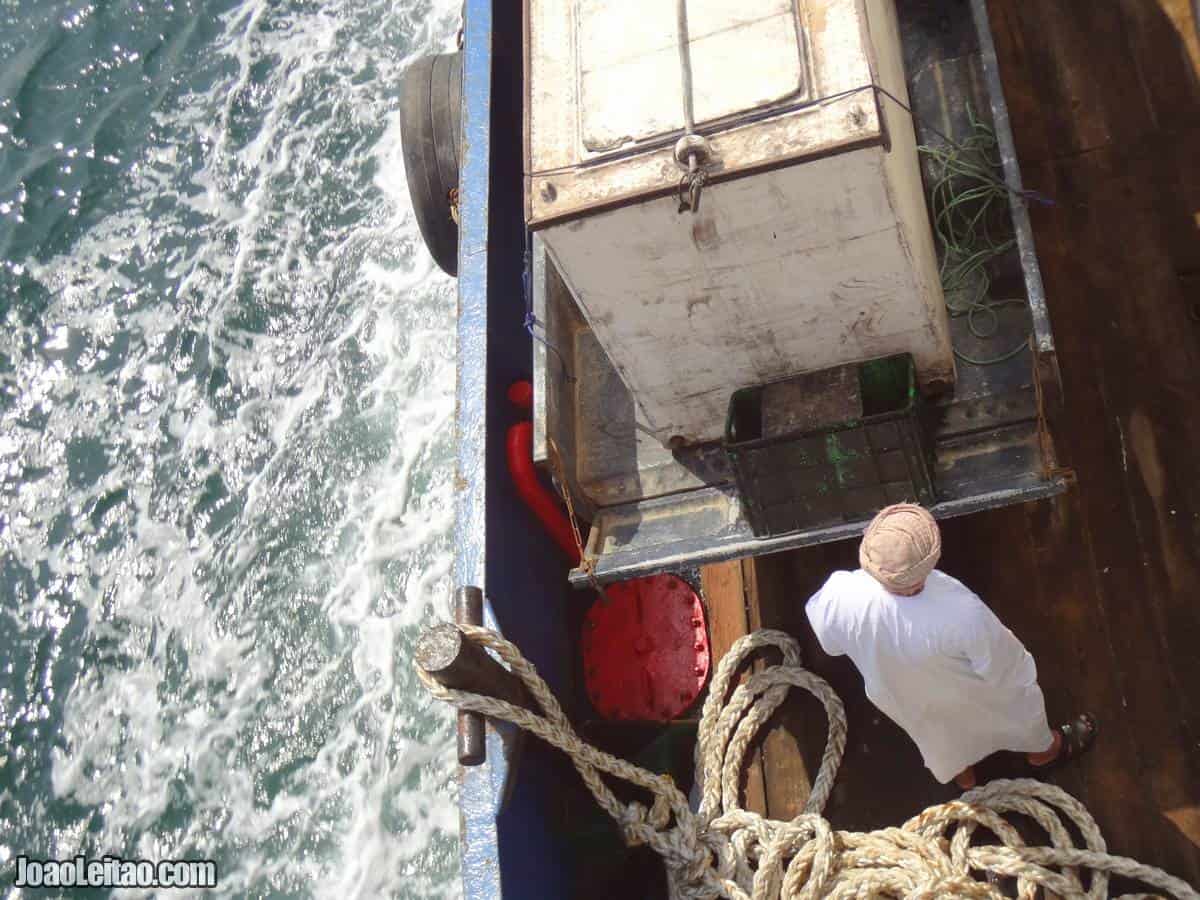 BOAT MASIRAH ISLAND OMAN