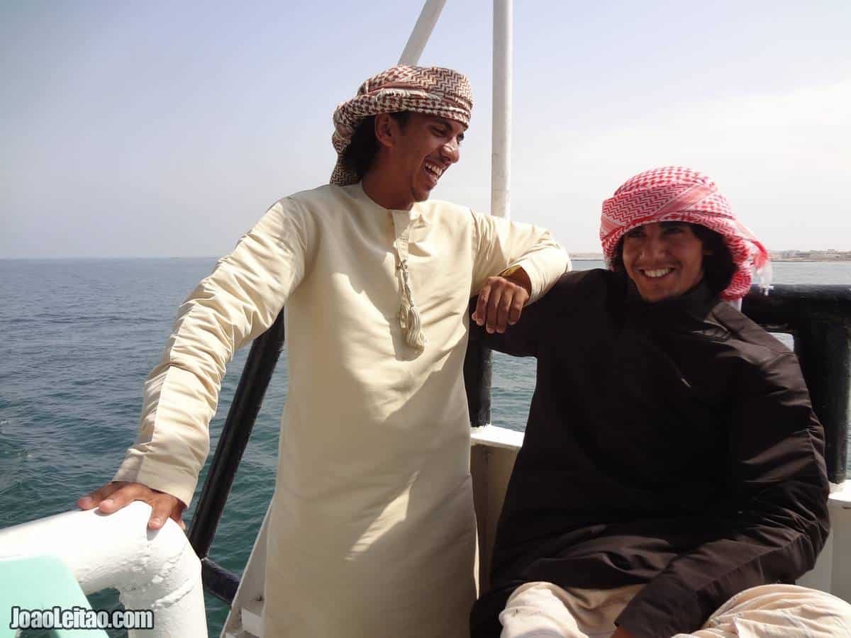 FRIENDLY MEN MASIRAH ISLAND OMAN