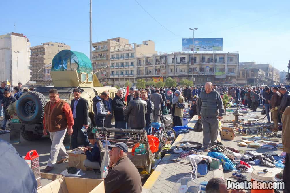 FRIDAY STREET MARKET IN BAGHDAD