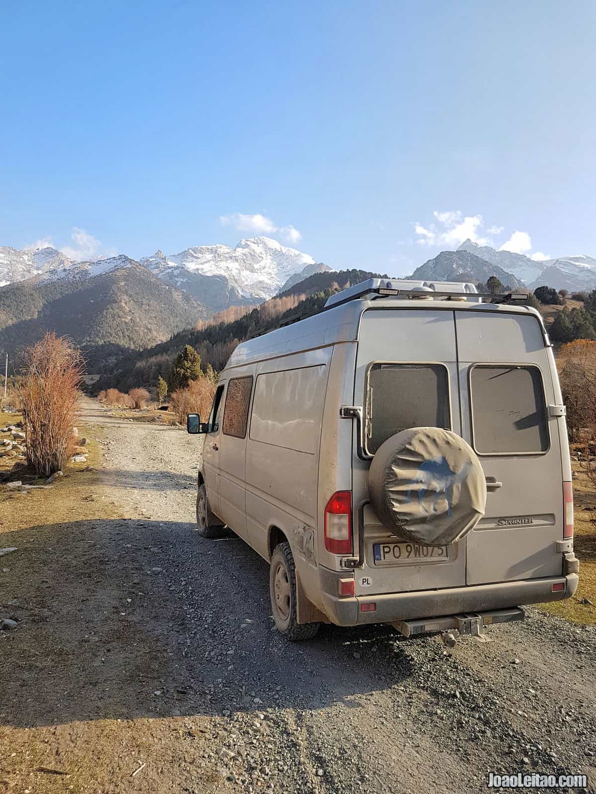 Road to Lake Sary-Chelek